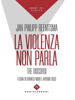 cover image of La violenza non parla. Tre discorsi
